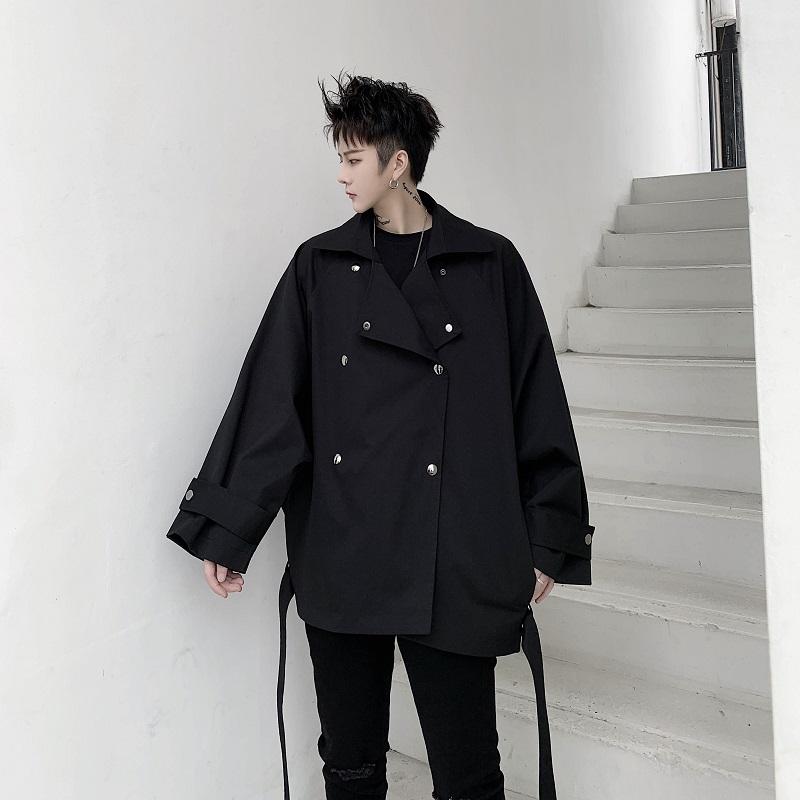 Men Double Breasted Casual Loose Jacket Overcoat Male Women Japan Korea Style Streetwear Hip Hop Coat Outerwear, 1178
Men Double Breasted Casual Loose Jacket Overcoat Male Women Japan Korea Style Streetwear Hip Hop Coat Outerwear, 1178