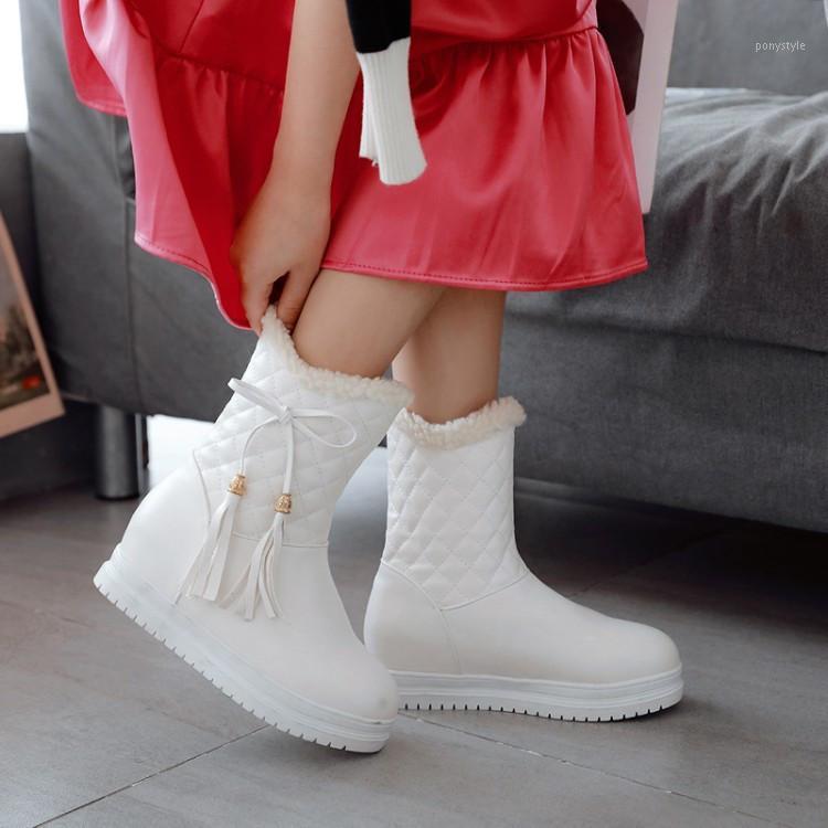 PXELENA 2020 Winter Warm Snow Boots Women Tassel Hidden Heels Slip On Ankle Boots Ladies Shoes Casual Comfort Black White Pink1
PXELENA 2020 Winter Warm Snow Boots Women Tassel Hidden Heels Slip On Ankle Boots Ladies Shoes Casual Comfort Black White Pink1