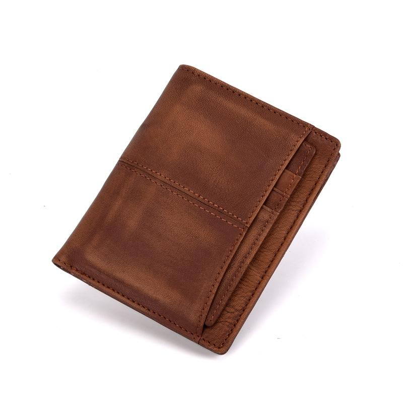 GROJITOO New Genuine leather men's wallet anti-theft brush Wallet For Men First Layer Cowhide Cow Leather Old, Retro brown
GROJITOO New Genuine leather men's wallet anti-theft brush Wallet For Men First Layer Cowhide Cow Leather Old, Retro brown