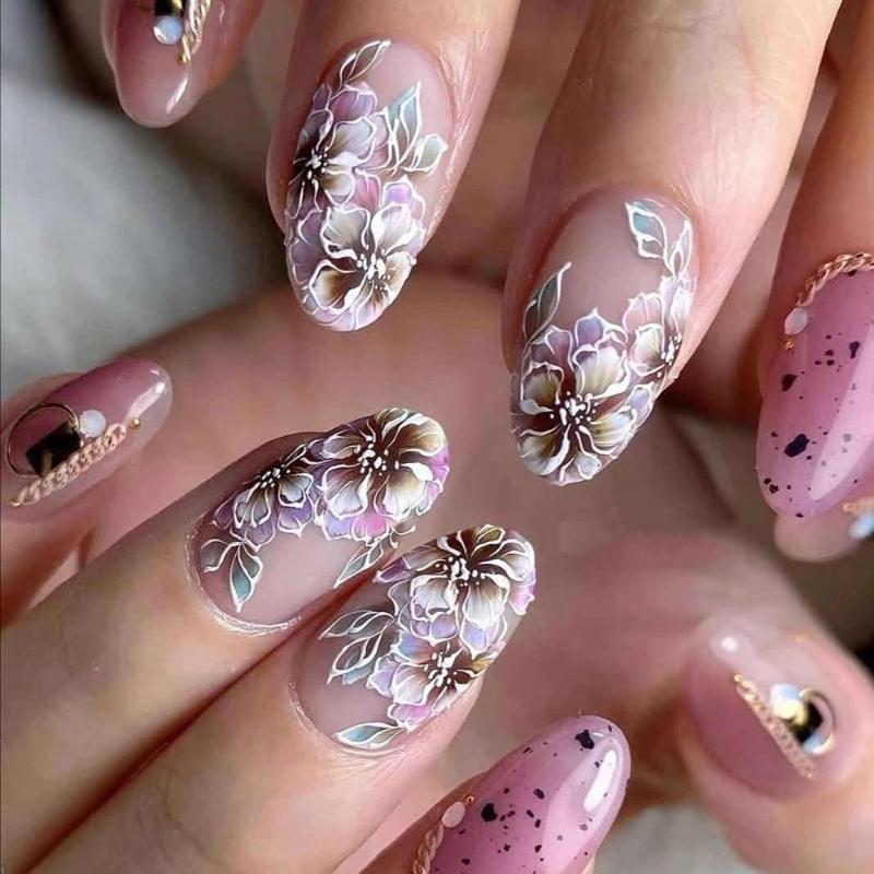 2021 New 3D Nail Art Stickers Bohemia Gary Flowers Image Nails Stickers for Nails Sticker Decorations Manicure Z0368, 32
2021 New 3D Nail Art Stickers Bohemia Gary Flowers Image Nails Stickers for Nails Sticker Decorations Manicure Z0368, 32