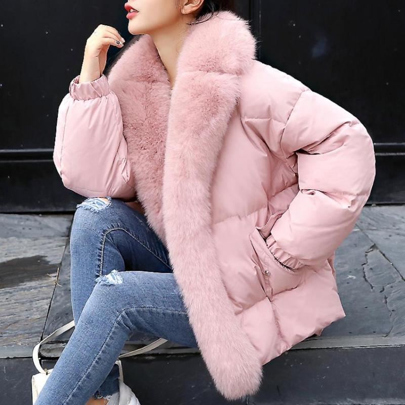 Winter loger luxurious big real fur collar hooded duck down coat female with pockets design thicker warm down coats wq697, Black
Winter loger luxurious big real fur collar hooded duck down coat female with pockets design thicker warm down coats wq697, Black
