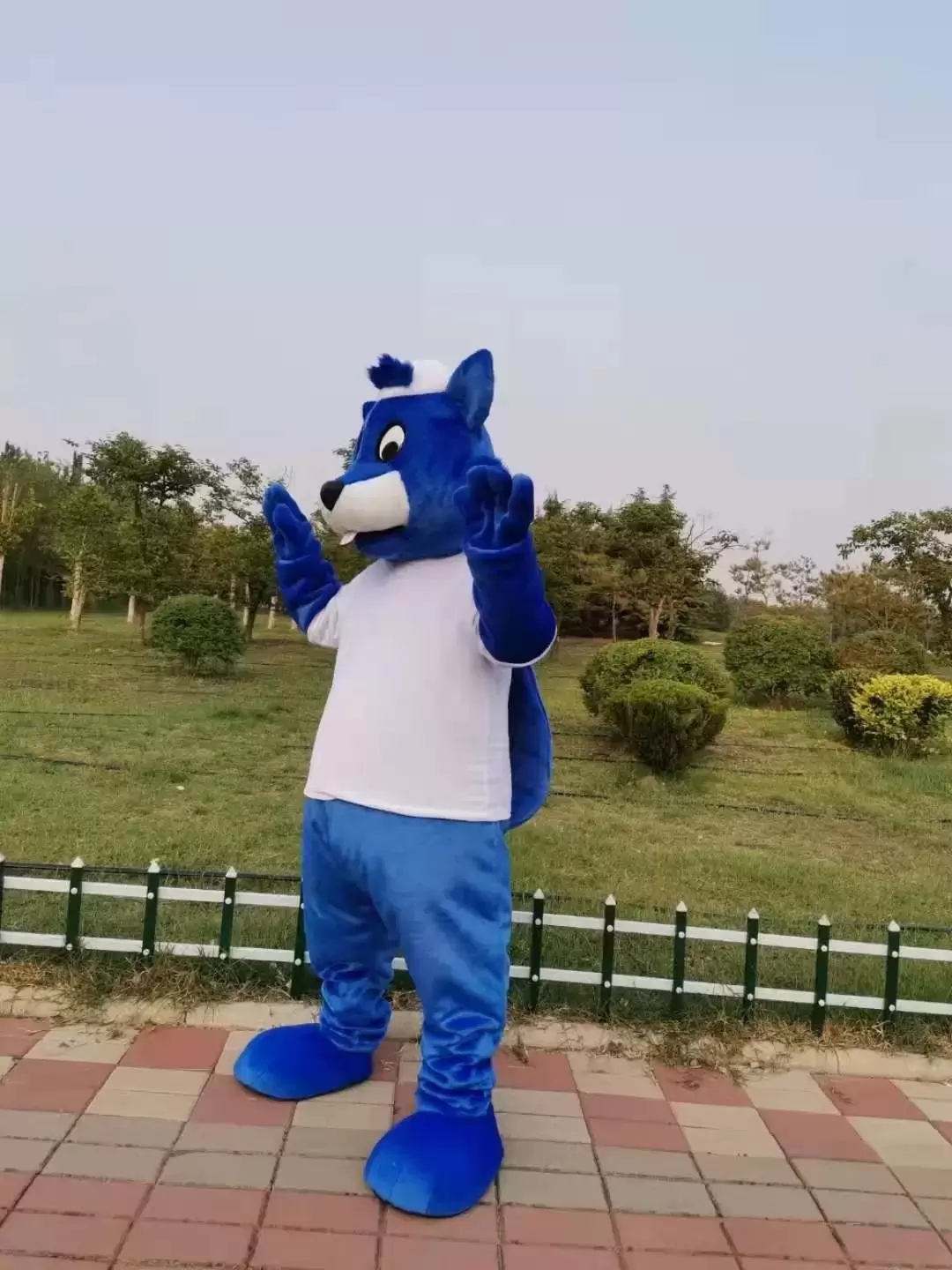 Halloween Blue squirrel Mascot Costume Top quality Cartoon Character Outfits Adults Size Christmas Carnival Birthday Party Outdoor Outfit