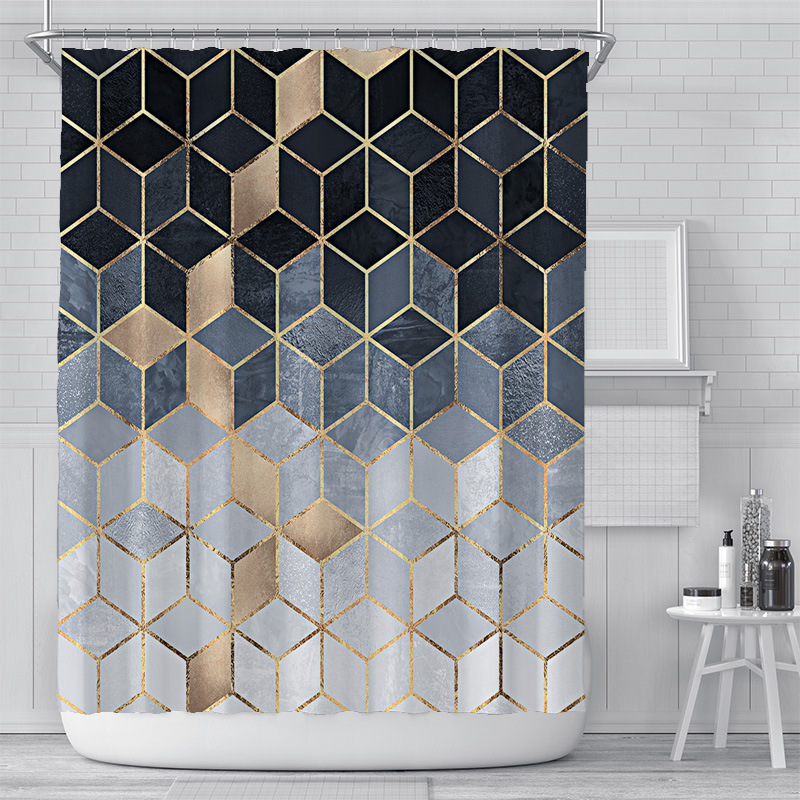 Black and White Gray Gradient Shower Curtain Nordic Cube Simple Geometric Bathroom Curtain Waterproof Shower Curtains 201102
Black and White Gray Gradient Shower Curtain Nordic Cube Simple Geometric Bathroom Curtain Waterproof Shower Curtains 201102
