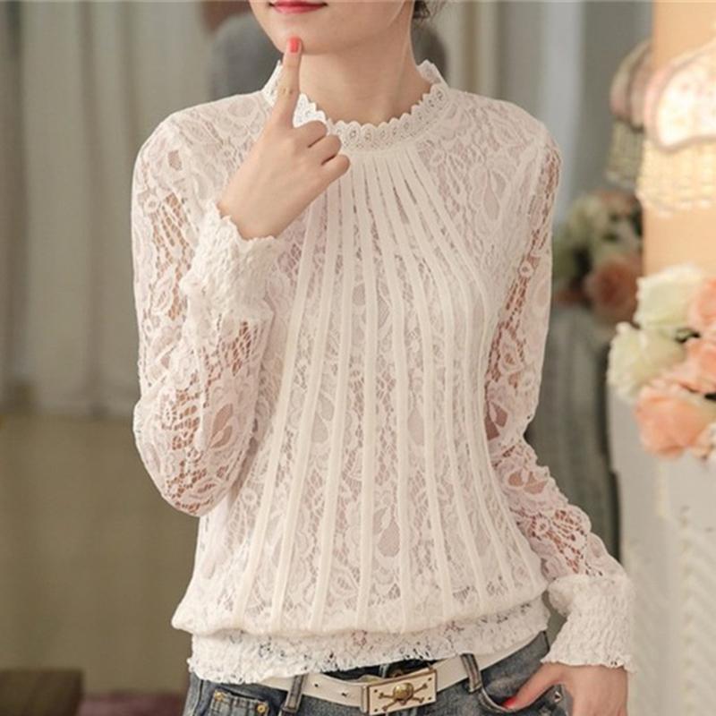 Women's Blouses & Shirts Crochet Lace Blouse White Shirt Plus Size O-neck Floral Printed Elegant Blusas Mujer De Moda 2022 Spring
Women's Blouses & Shirts Crochet Lace Blouse White Shirt Plus Size O-neck Floral Printed Elegant Blusas Mujer De Moda 2022 Spring