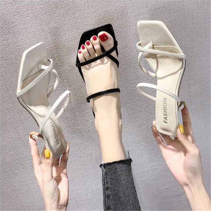 Women Sandals High Heels Pumps Woman Slippers Shoes Cross Classic Square Toe Slides Summer Shoes 2020 Fashion Gladiator #cN2W, Beige
Women Sandals High Heels Pumps Woman Slippers Shoes Cross Classic Square Toe Slides Summer Shoes 2020 Fashion Gladiator #cN2W, Beige