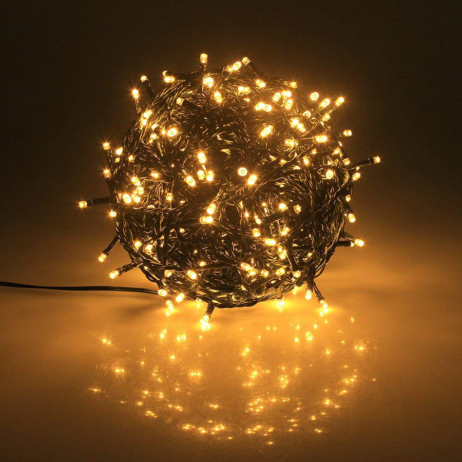 

2021 New 50m Waterproof 400led String 24v 8 Modes Led Fairy Lights Ideal for Christmas Trees Xmas Home Party Wedding Garden Decor L44b