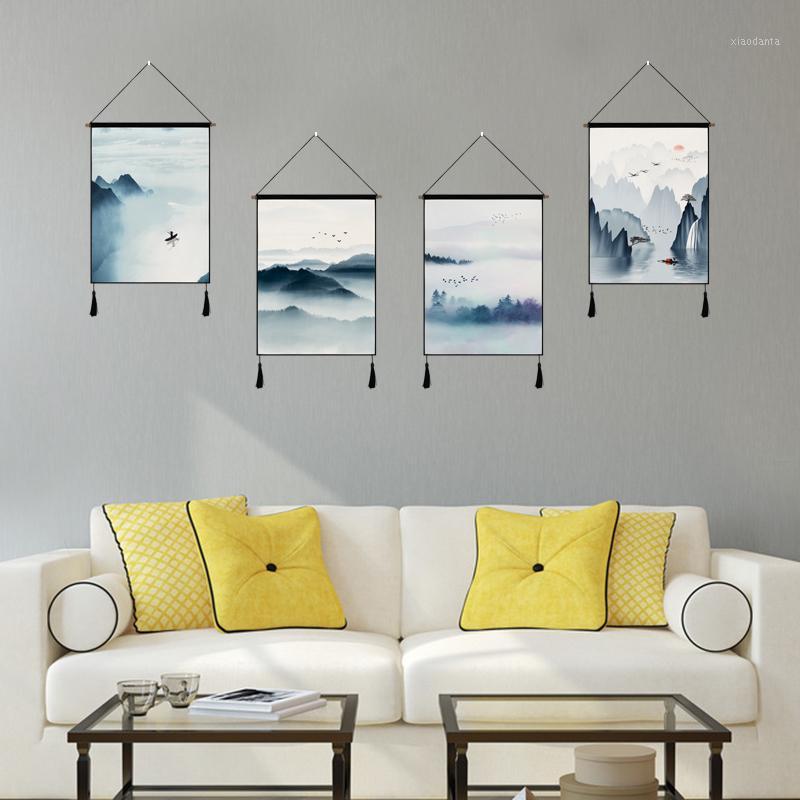 Chinese Landscape Tapestry Cloth Painting Bedroom Tatami Wall Decorative Painting Home Flag Hanging Cloth1
Chinese Landscape Tapestry Cloth Painting Bedroom Tatami Wall Decorative Painting Home Flag Hanging Cloth1
