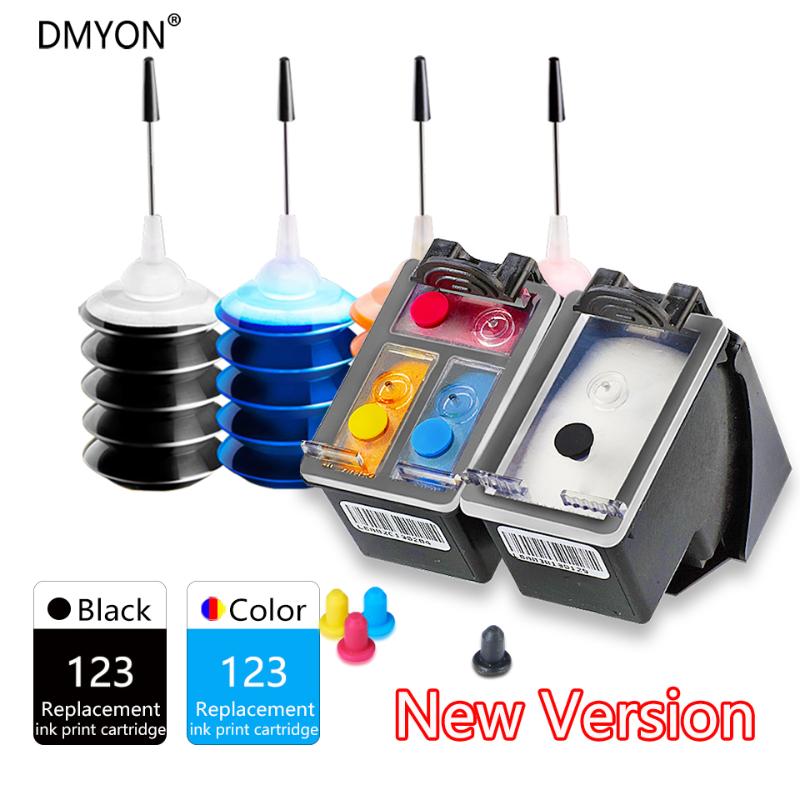 DMYON 123XL Ink Cartridge Compatible for 123 Deskjet 2620 2600 2630 1110 2130 2132 2133 2134 3630 3632 3637 3638 printers
DMYON 123XL Ink Cartridge Compatible for 123 Deskjet 2620 2600 2630 1110 2130 2132 2133 2134 3630 3632 3637 3638 printers