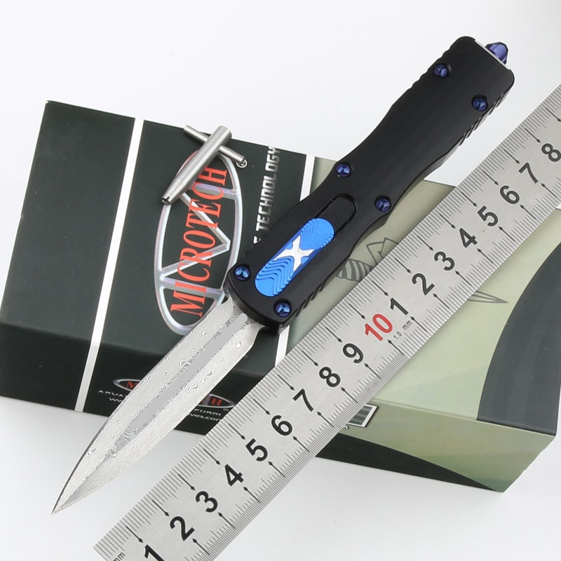 Microtech MT Ultratech Automatic Knife Damascus Blade Aluminum Alloy Handle with Nylon Pouch Outdoor Camping Survival Quality Cheap Knives
Microtech MT Ultratech Automatic Knife Damascus Blade Aluminum Alloy Handle with Nylon Pouch Outdoor Camping Survival Quality Cheap Knives