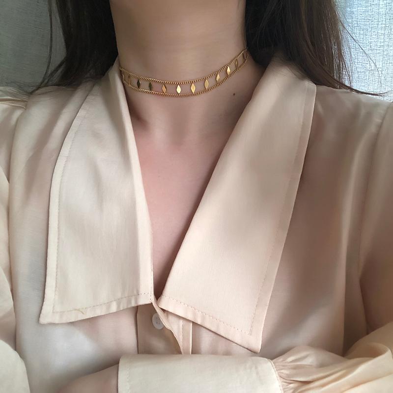 Chokers MODAGIRL High Quality Classic Stainless Steel Gold Diamond Shape Choker Women Daily Jewelry Short Necklace, Golden;silver
Chokers MODAGIRL High Quality Classic Stainless Steel Gold Diamond Shape Choker Women Daily Jewelry Short Necklace, Golden;silver