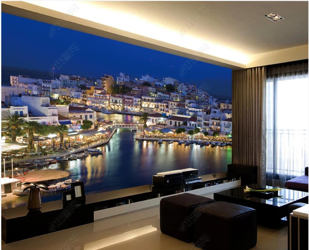 3d wallpaper custom photo mural HD Mediterranean city night view painting bedroom home decor 3d wall murals wallpaper for living room, Non-woven wallpaper
3d wallpaper custom photo mural HD Mediterranean city night view painting bedroom home decor 3d wall murals wallpaper for living room, Non-woven wallpaper