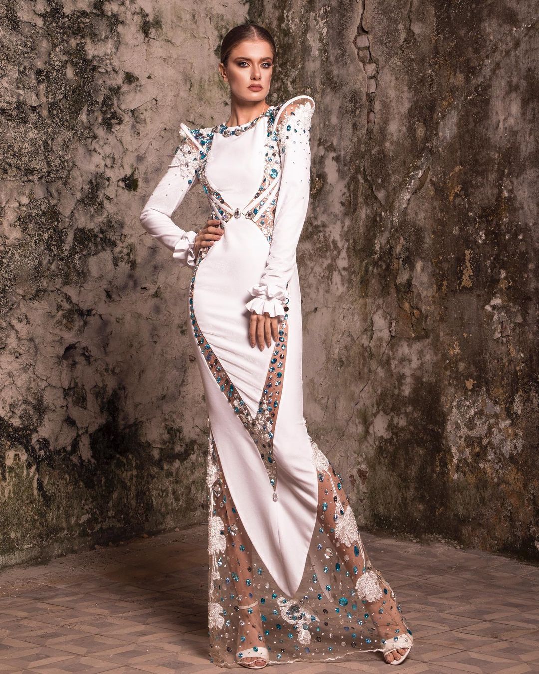 aso ebi arabic luxurious crystals lace evening dresses sexy mermaid prom dresses long sleeves formal party second reception gowns zj667, Lavender
aso ebi arabic luxurious crystals lace evening dresses sexy mermaid prom dresses long sleeves formal party second reception gowns zj667, Lavender