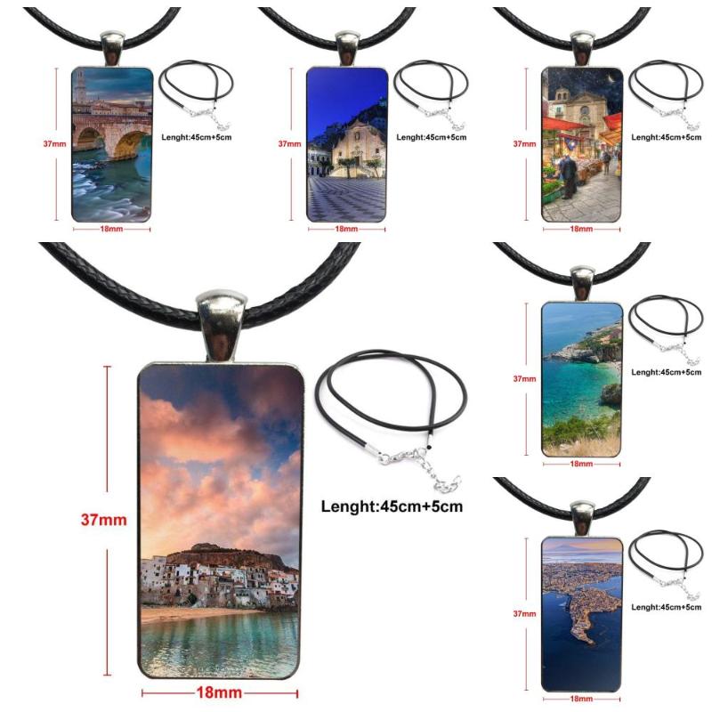 For Women Men Beautiful Sicily Italy Cute Glass Cabochon Choker Pendant Rectangle Necklace Stainless Steel Color Jewelry
For Women Men Beautiful Sicily Italy Cute Glass Cabochon Choker Pendant Rectangle Necklace Stainless Steel Color Jewelry