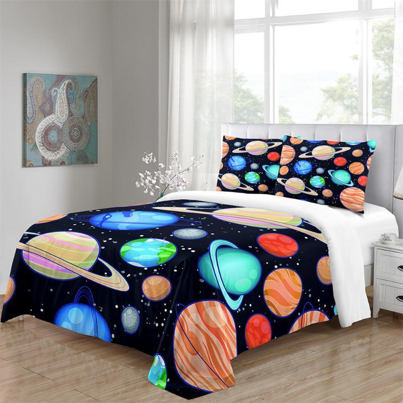 3 Pieces Space Duvet Cover Set Planets Stars Bedding Kids Boys Girls Cartoon Galaxy Quilt Cover Queen Bed Set Blue Dropship1 
3 Pieces Space Duvet Cover Set Planets Stars Bedding Kids Boys Girls Cartoon Galaxy Quilt Cover Queen Bed Set Blue Dropship1