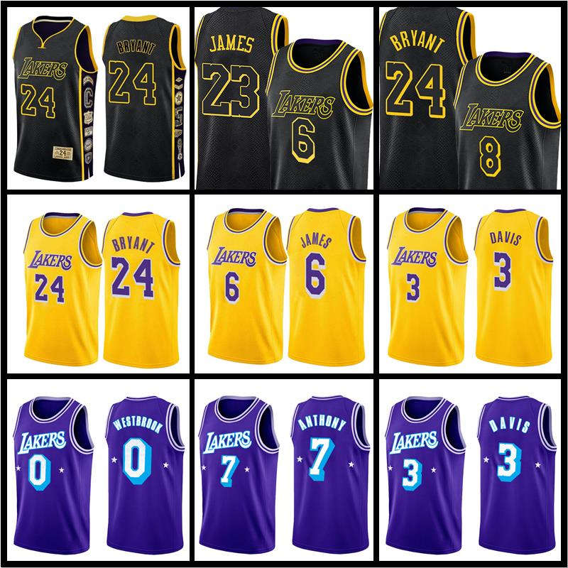 Los Carmelo 7 Anthony Russell 0 Westbrook LeBron Angeles 3 Davis Basketball Jersey Black Lakers''Mesh Anthony James, Men
Los Carmelo 7 Anthony Russell 0 Westbrook LeBron Angeles 3 Davis Basketball Jersey Black Lakers''Mesh Anthony James, Men