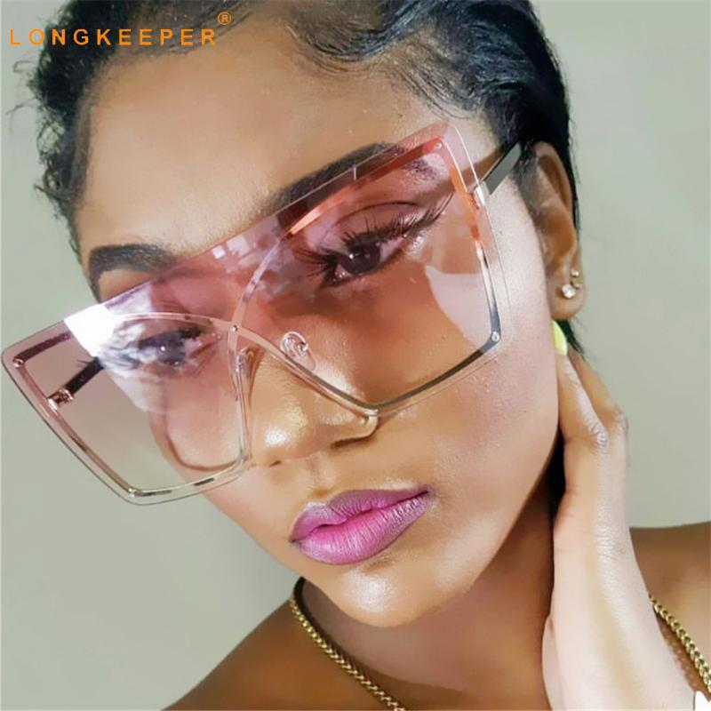 LongKeeper Oversized Rimless Sunglasses Women New Square Sun Glasses Fashion Flat Top One Piece Men Gafas de sol
LongKeeper Oversized Rimless Sunglasses Women New Square Sun Glasses Fashion Flat Top One Piece Men Gafas de sol