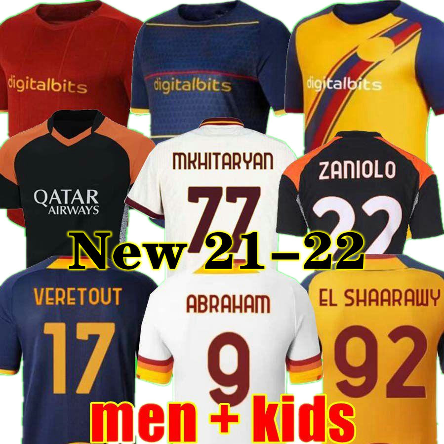 EL SHAARAWY Soccer jerseys ZANIOLO DZEKO PASTORE TOTTI KLUIVERT ABRAHAM 21 22 football shirt 2021 2022 Men + Kids kit uniforms maillot FLORE, Black;yellow
EL SHAARAWY Soccer jerseys ZANIOLO DZEKO PASTORE TOTTI KLUIVERT ABRAHAM 21 22 football shirt 2021 2022 Men + Kids kit uniforms maillot FLORE, Black;yellow