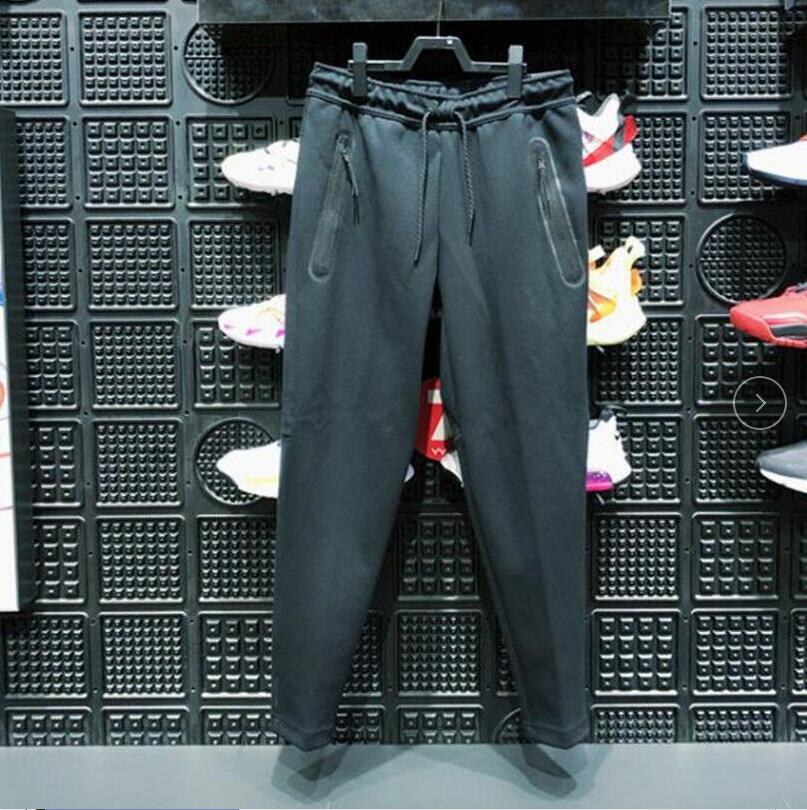 New Space cotton fabric running sports pants tech fleece men's casual pants CU4502, Black
New Space cotton fabric running sports pants tech fleece men's casual pants CU4502, Black
