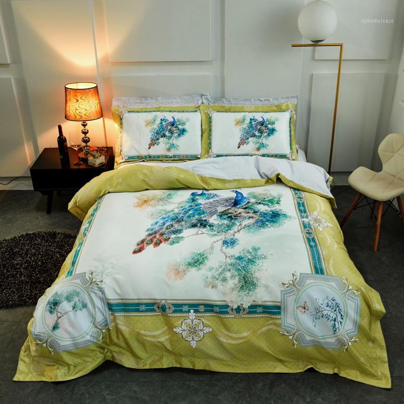Luxury Bedding Set satin Bed Linens Bed Sheet Set Bedclothes pillowcase Queen/King Size birds cover 4pcs1
Luxury Bedding Set satin Bed Linens Bed Sheet Set Bedclothes pillowcase Queen/King Size birds cover 4pcs1