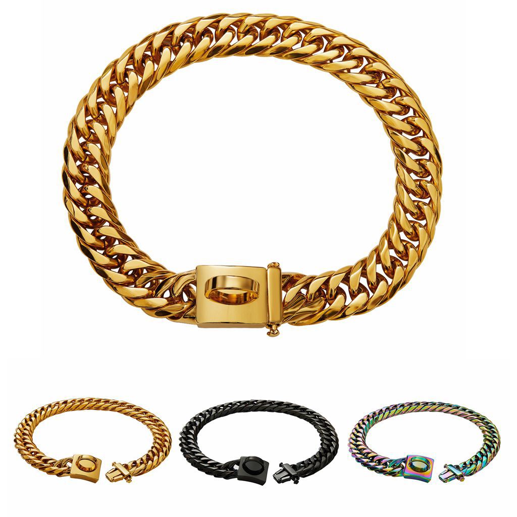 Pet Dog Necklace Collars Metal Stainless Pet Dog Gold Collar Puppy Dogs Supplies Dog Collar Accessories
Pet Dog Necklace Collars Metal Stainless Pet Dog Gold Collar Puppy Dogs Supplies Dog Collar Accessories