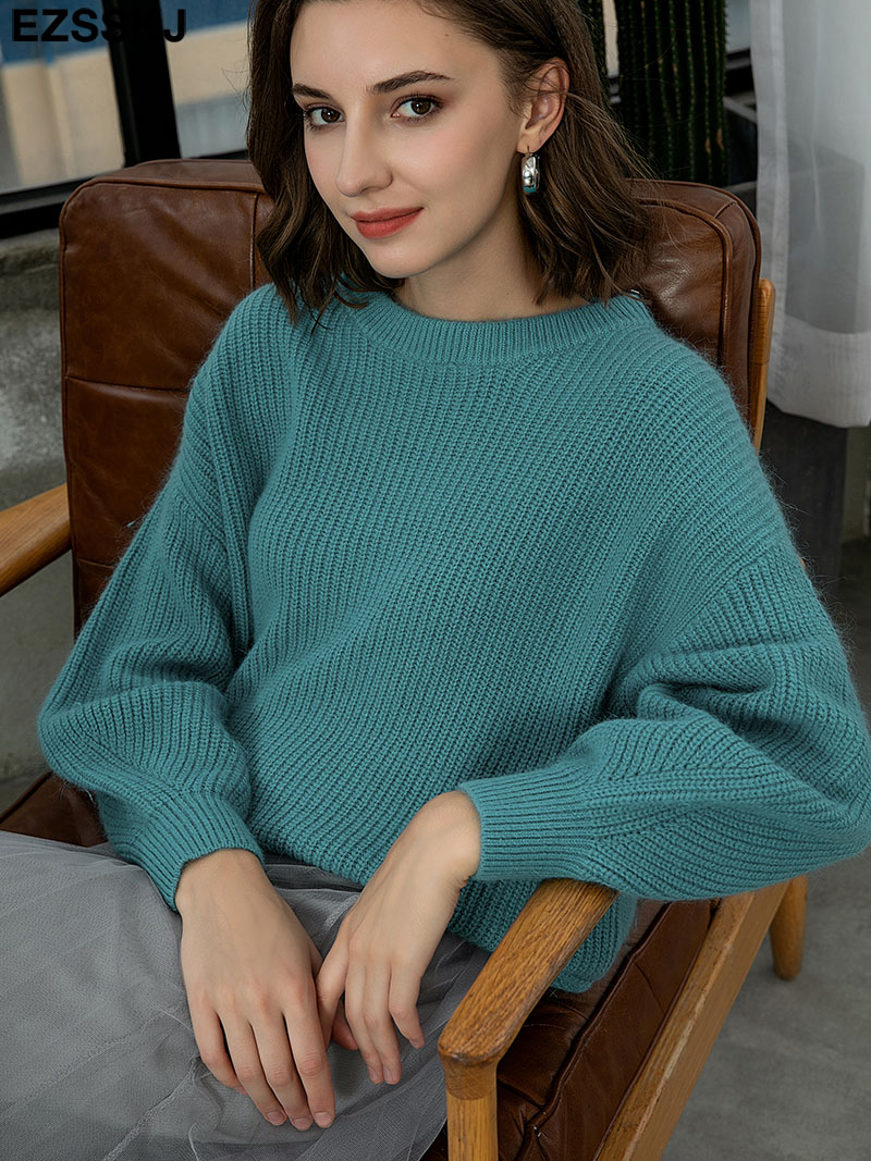 EZSSKJ Soft oversized Cashmere Sweaters Women 2021 puff sleeve Winter sweater Pullovers Loose Female Warm Basic sweater Jumper, Default color
EZSSKJ Soft oversized Cashmere Sweaters Women 2021 puff sleeve Winter sweater Pullovers Loose Female Warm Basic sweater Jumper, Default color