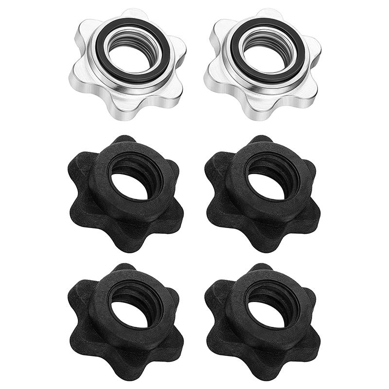 2 Pcs Spinlock Collars Dumbbell Hex Nut and 4 Pcs Dumbbell Rod Nut Spinlock Collars,for 1 Inch Standard Dumbbell(25mm
2 Pcs Spinlock Collars Dumbbell Hex Nut and 4 Pcs Dumbbell Rod Nut Spinlock Collars,for 1 Inch Standard Dumbbell(25mm