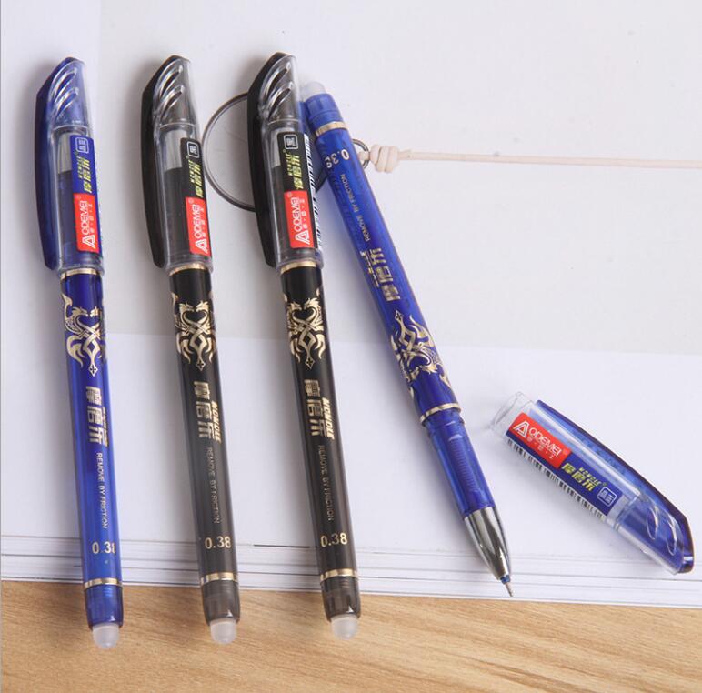 0.38/0.5mm Erasable Pen Set Blue Black Erasable Ink Refill Rod Writing Gel Pens Magic Washable handle School Office Stationery
0.38/0.5mm Erasable Pen Set Blue Black Erasable Ink Refill Rod Writing Gel Pens Magic Washable handle School Office Stationery