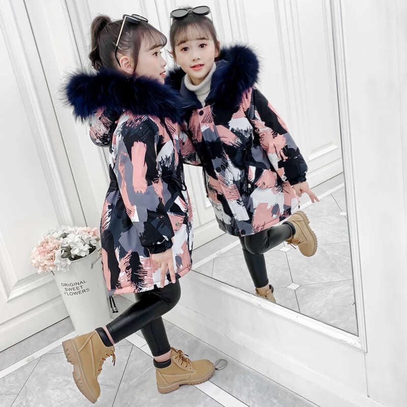 2020 Winter New Girls Clothing Thick Coat Foreign Style Faux Fur Collar Plus Velvet Cotton Coat Snowsuit Clothes Down Jacket1, Blue
2020 Winter New Girls Clothing Thick Coat Foreign Style Faux Fur Collar Plus Velvet Cotton Coat Snowsuit Clothes Down Jacket1, Blue