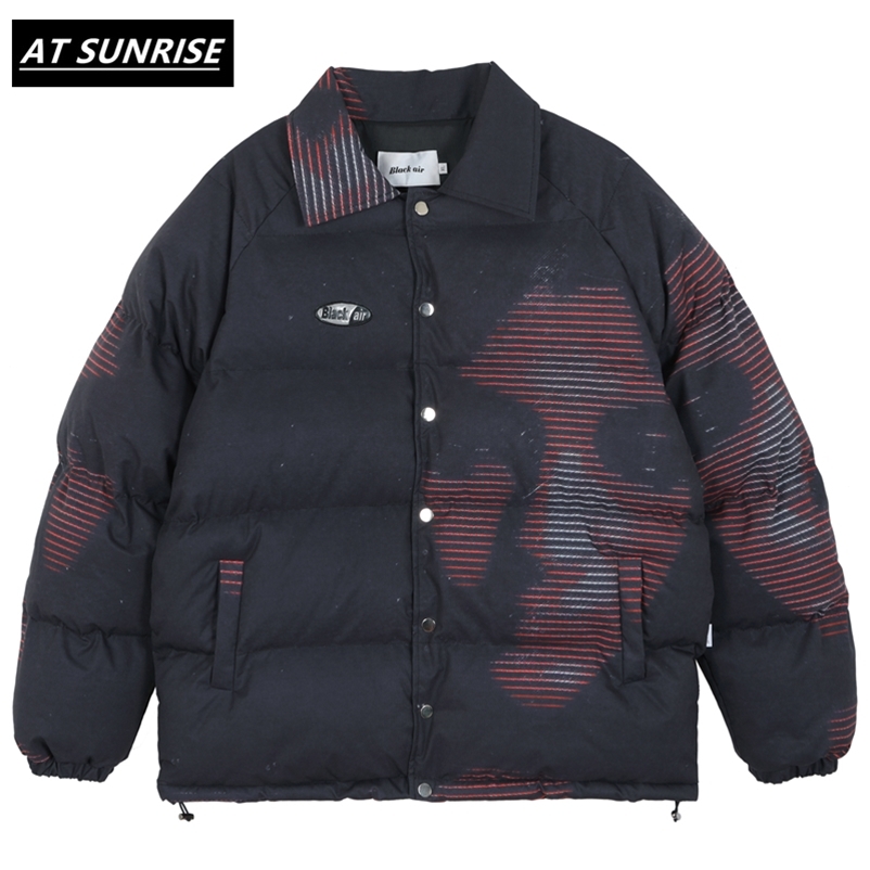 men winter jacket parkas coat Hip Hop Thick Cotton Jackets Fashion Casual print streetwear Oversized jacket tops 201201, Black
men winter jacket parkas coat Hip Hop Thick Cotton Jackets Fashion Casual print streetwear Oversized jacket tops 201201, Black