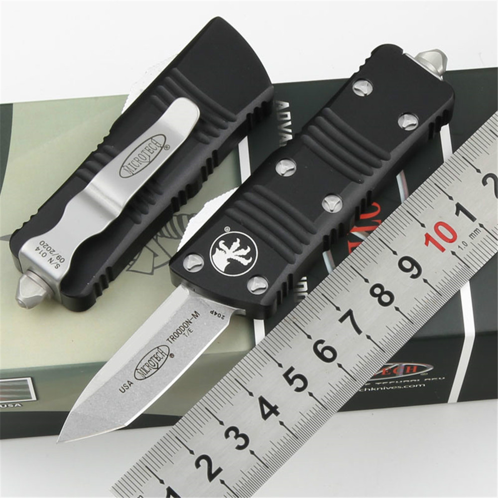 Hot sale Microtech Mini outdoor camping knife D2 blade Aluminum alloy Handle stone wash surface hunting automatic knife
Hot sale Microtech Mini outdoor camping knife D2 blade Aluminum alloy Handle stone wash surface hunting automatic knife