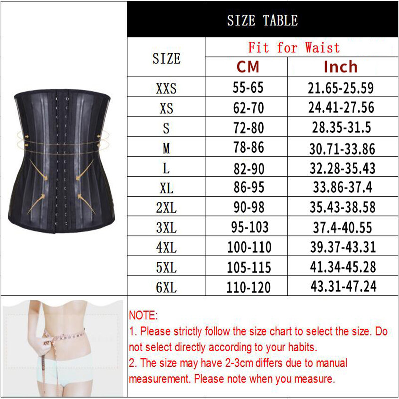 VIP MUKATU Latex Waist Trainer Corset Belly Slim Belt Body Shaper Modeling Strap 25 Steel Boned Waist Cincher fajas colombianas LJ201209