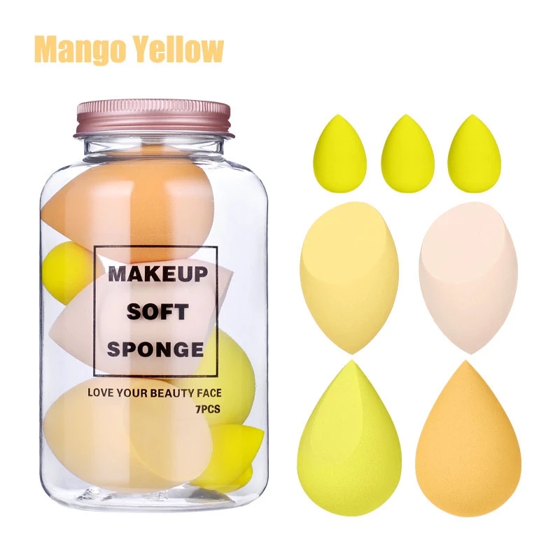 Makeup Sponge Beauty Cosmetic Powder Puff For Foundation Cream Concealer 7Pcs/Set Face Make Up Blender Tools Wholesale