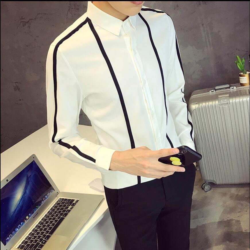 2020 New S-5xl Fashion Bar Dj Club Lean Long Sleeve Shirt Men Version the List Beautiful Clothes I687, Black
2020 New S-5xl Fashion Bar Dj Club Lean Long Sleeve Shirt Men Version the List Beautiful Clothes I687, Black