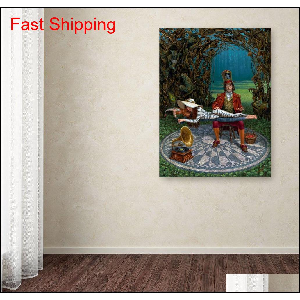 Paintings Michael Cheval imagine Iii Artwork Print On Canvas Modern Wall Painting For Home Dec qylXst packing2010