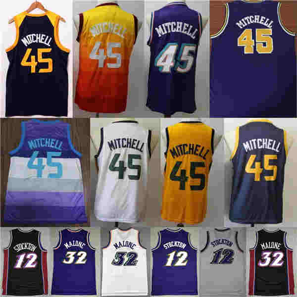 2021 new Donovan Mitchell John Karl 12 Stockton city 32 Malone Basketball jersey basketball white purple black color jersey, As
2021 new Donovan Mitchell John Karl 12 Stockton city 32 Malone Basketball jersey basketball white purple black color jersey, As