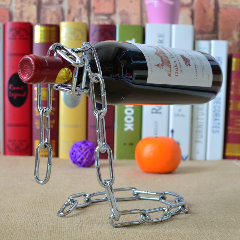 Creative suspended iron chain wine shelf decoration wine bottle decoration European style restaurant decoration wine shelf
Creative suspended iron chain wine shelf decoration wine bottle decoration European style restaurant decoration wine shelf