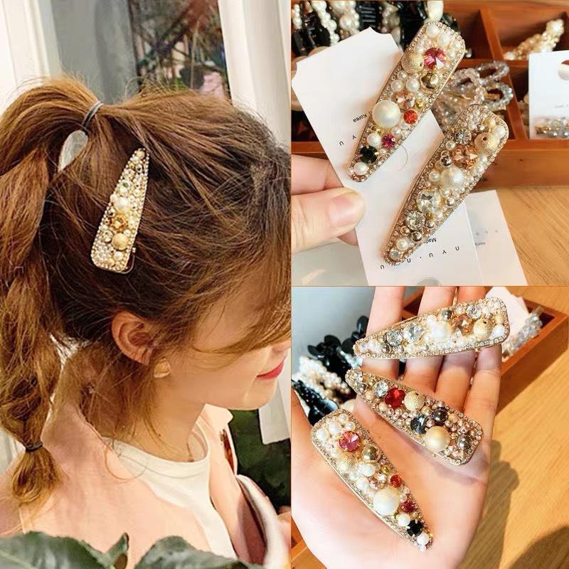 2020 New Flash Luxury Hair clip Full Diamond Crystal Pearl Elegant Barrettes Hairpin Fashion Party Hair Accessories for Women
2020 New Flash Luxury Hair clip Full Diamond Crystal Pearl Elegant Barrettes Hairpin Fashion Party Hair Accessories for Women