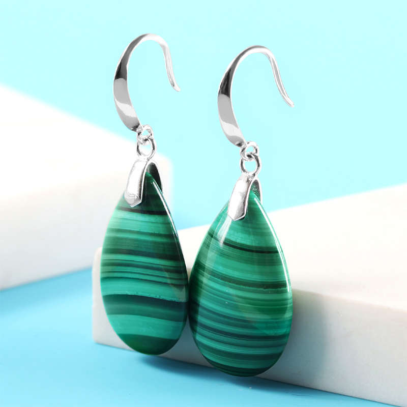 New year's gift 925 silver set Malachite Earrings gem Earrings Ethnic Malachite Earrings
New year's gift 925 silver set Malachite Earrings gem Earrings Ethnic Malachite Earrings