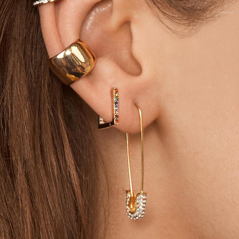 Dangle & Chandelier YMYW Trendy Safety Pin Rhinestone Earrings Jewelry For Women Punk Personality Charm Fashion Golden Metal Brincos Bijoux1
Dangle & Chandelier YMYW Trendy Safety Pin Rhinestone Earrings Jewelry For Women Punk Personality Charm Fashion Golden Metal Brincos Bijoux1