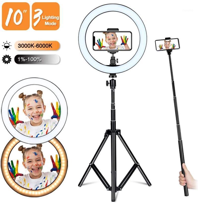 zayex 10" Selfie Ring Light with Adjustable Tripod Stand,LED Ring Lamp for Photography, Makeup, Live Steaming, Vlog, YouTube1
zayex 10" Selfie Ring Light with Adjustable Tripod Stand,LED Ring Lamp for Photography, Makeup, Live Steaming, Vlog, YouTube1