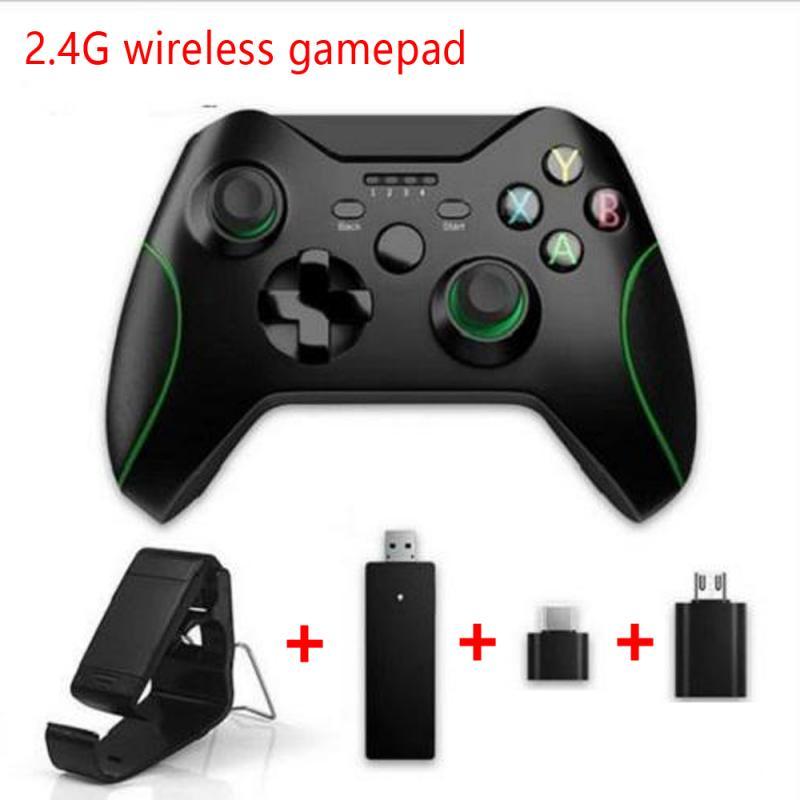 2.4G Wireless Game Controller Joystick For Xbox One Controller PS3 Wireless Gamepads Support OTG Android Mobile Phone
2.4G Wireless Game Controller Joystick For Xbox One Controller PS3 Wireless Gamepads Support OTG Android Mobile Phone