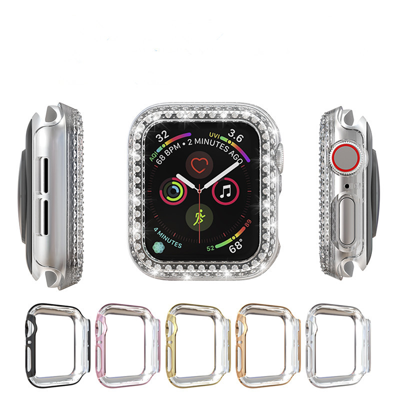 Diamond PC Cover for Apple Watch SE Series 6 5 4 3 2 Case Women PC Protect Bmuper for iWatch 40mm 44mm 38mm 42mm Frame, Purple
Diamond PC Cover for Apple Watch SE Series 6 5 4 3 2 Case Women PC Protect Bmuper for iWatch 40mm 44mm 38mm 42mm Frame, Purple