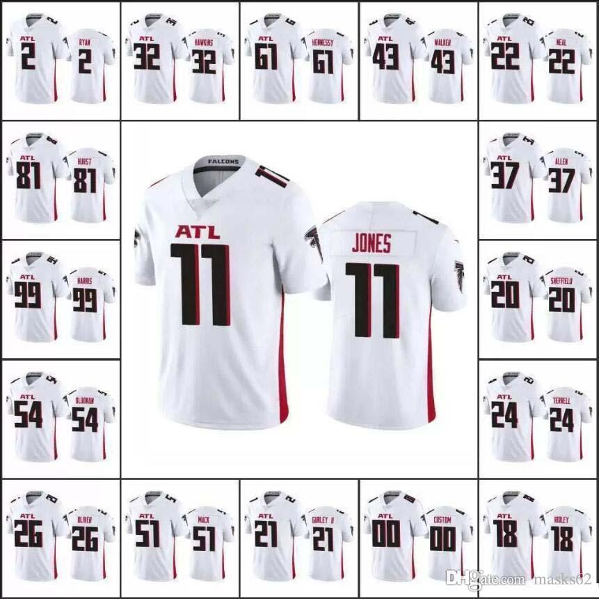 Football Jerseys Atlanta''s Falcons's Men 11 Julio Jones 18 Ridley 2 Matt Ryan 24 A.J. Terrell Women Youth White Custom Limited Jersey, Black;red
Football Jerseys Atlanta''s Falcons's Men 11 Julio Jones 18 Ridley 2 Matt Ryan 24 A.J. Terrell Women Youth White Custom Limited Jersey, Black;red