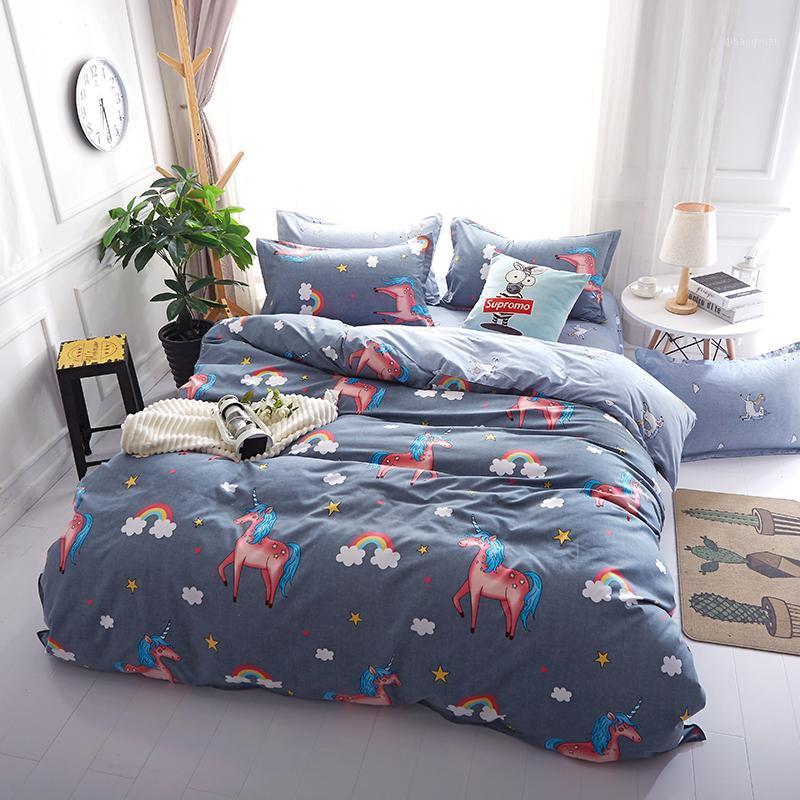 Juwen Home Textile Autumn Winter Cartoon Stripe Duvet Cover Flat Sheet pillowcase 3/4pcs Bed Linens Bedding Set Bed Cover Set1, 28
Juwen Home Textile Autumn Winter Cartoon Stripe Duvet Cover Flat Sheet pillowcase 3/4pcs Bed Linens Bedding Set Bed Cover Set1, 28