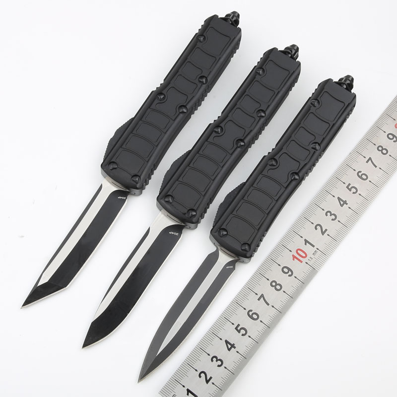 New US Italian Style D2 Double Action Automatic Knife Aviation Aluminum Handle BM 3300 3310 4600 UT85 UT88 Outdoor Self Defense Hunting Out The Front Combat Auto Knife
New US Italian Style D2 Double Action Automatic Knife Aviation Aluminum Handle BM 3300 3310 4600 UT85 UT88 Outdoor Self Defense Hunting Out The Front Combat Auto Knife
