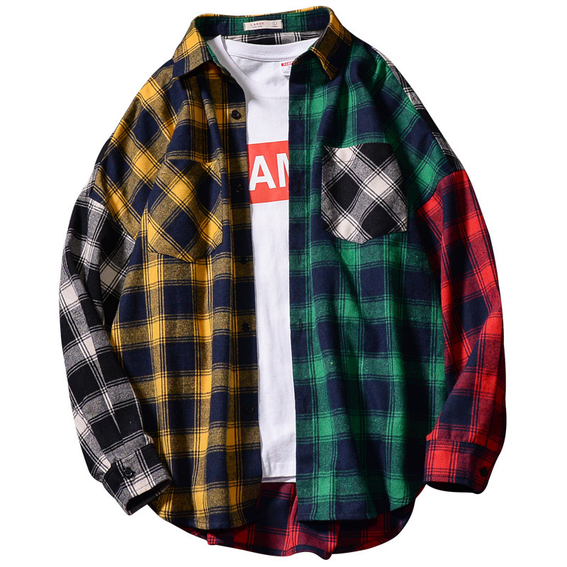 2020 Plaid Hip-hop Man Shirt Streetwear Casual Hit Couples Tops Long Joker Vintage Spring Cardigan Fashion, The pictures
2020 Plaid Hip-hop Man Shirt Streetwear Casual Hit Couples Tops Long Joker Vintage Spring Cardigan Fashion, The pictures