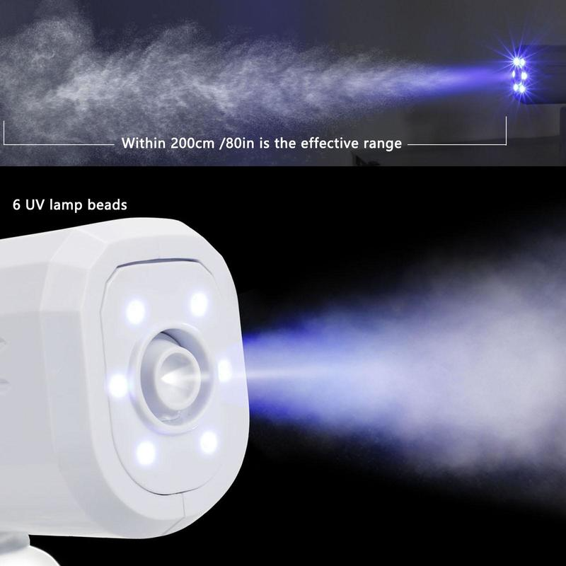 New Design Handheld Rechargeable Nano Sprayer Disinfection Spray Gun, Large Capacity Electric Sprayer Nozzle