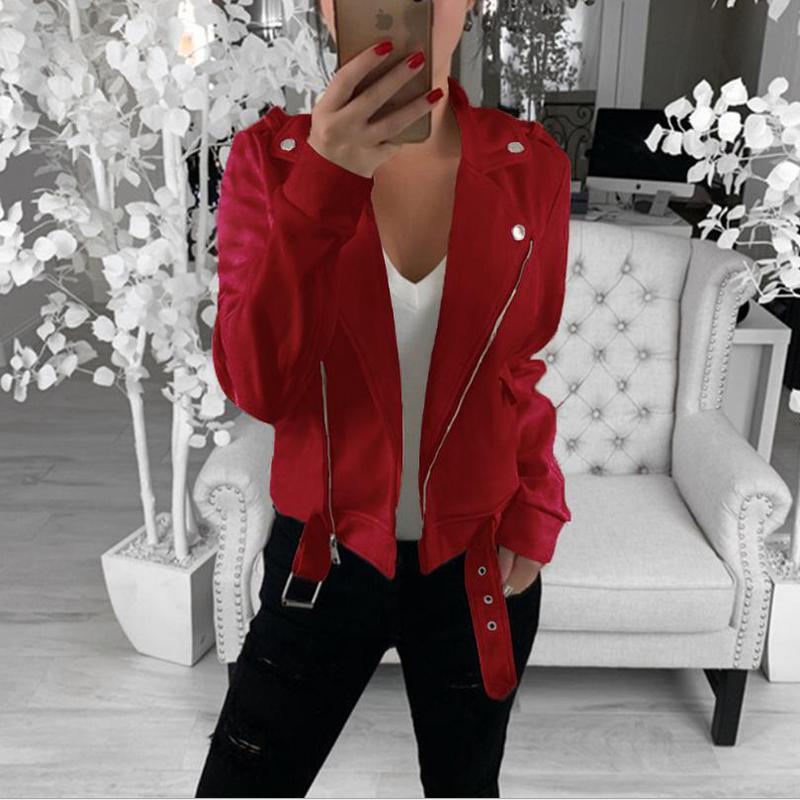 Autumn Jacket Women Fashion Outerwear Coats Short Basic Casual Jacket Women Long Sleeve Zipper Turn-down Soft, White
Autumn Jacket Women Fashion Outerwear Coats Short Basic Casual Jacket Women Long Sleeve Zipper Turn-down Soft, White