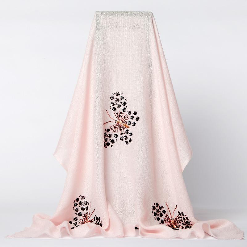 high quality Bohemia handmade butterfly pink embroidery beaded pipe sequins wool scarf Shawl size:70*180cm(dry cleaning
high quality Bohemia handmade butterfly pink embroidery beaded pipe sequins wool scarf Shawl size:70*180cm(dry cleaning