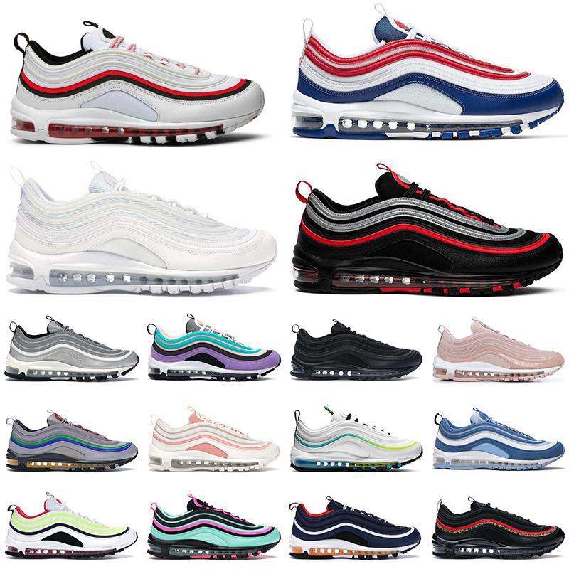 1997 mens women runner shoes Triple white black Sean South Beach Alternate Light Blue 97s men trainers outdoor sports sneaker, #16
1997 mens women runner shoes Triple white black Sean South Beach Alternate Light Blue 97s men trainers outdoor sports sneaker, #16